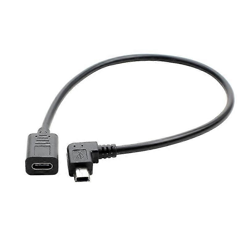 Mini Usb 2.0 Male To Type-C Female Adapter Usb Adapter 27cm
