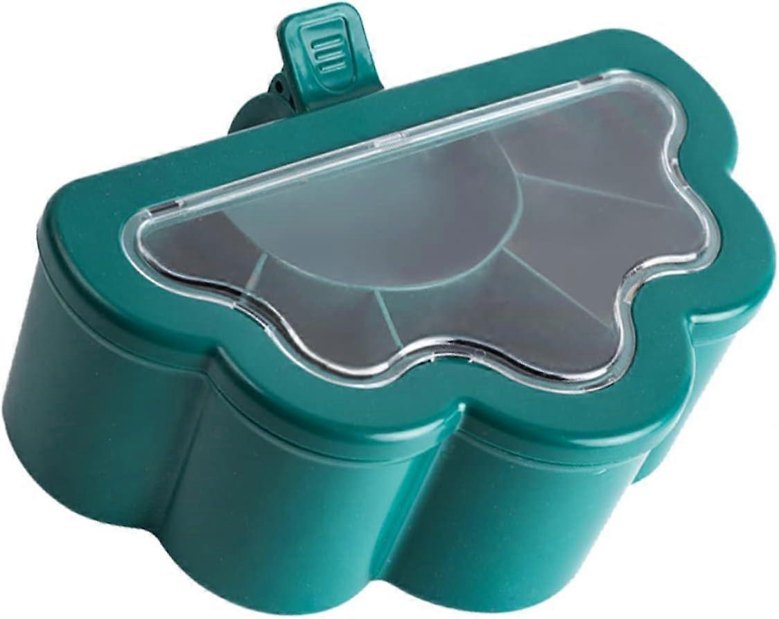 20*12*8cm Seasoning Box Clear Container With Lid Clear Plastic Storage Bins Acrylic Storage Box Condiment Containers Kitchen Jars Pot