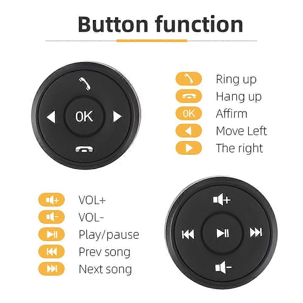 Universal-Fernbedienung Auto Lenkrad Taste Fernbedienung Auto Navigation DVD / 2 Din Android/Fenster Bluetooth Draht