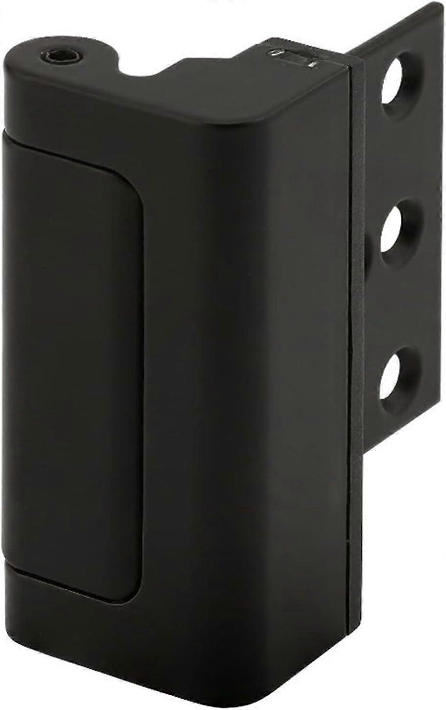 Home Security Lock, Aluminum Alloy Door Reinforcement Lock 800LBS Rust Proof Tamper Resistant Door Reinforcement Lock High Security Latch Inside Stopp