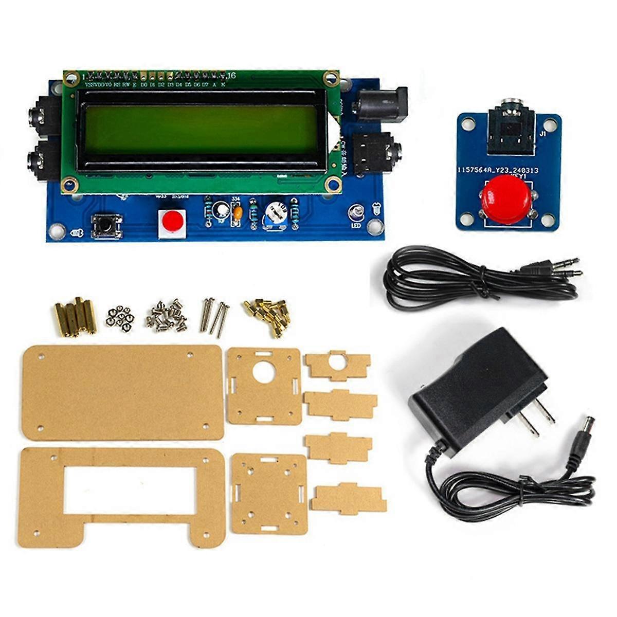 CW Morse Code Decoder Bulk Circuit Board Wireless Transmitter Receiver DIY Welding Practice Electronic Kit US Plug