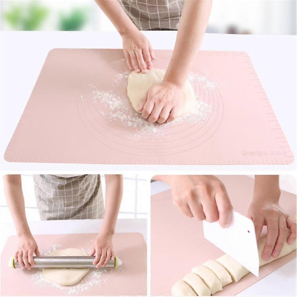 silicone 40*60cm dough 1.5cm thick baking cake stick rolling
