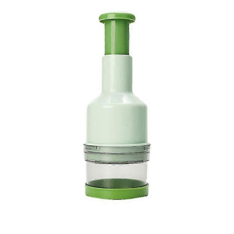 Hand Press Garlic Chopper, Multi-function Handheld Onion Mincer For Kitchen1pcs,green