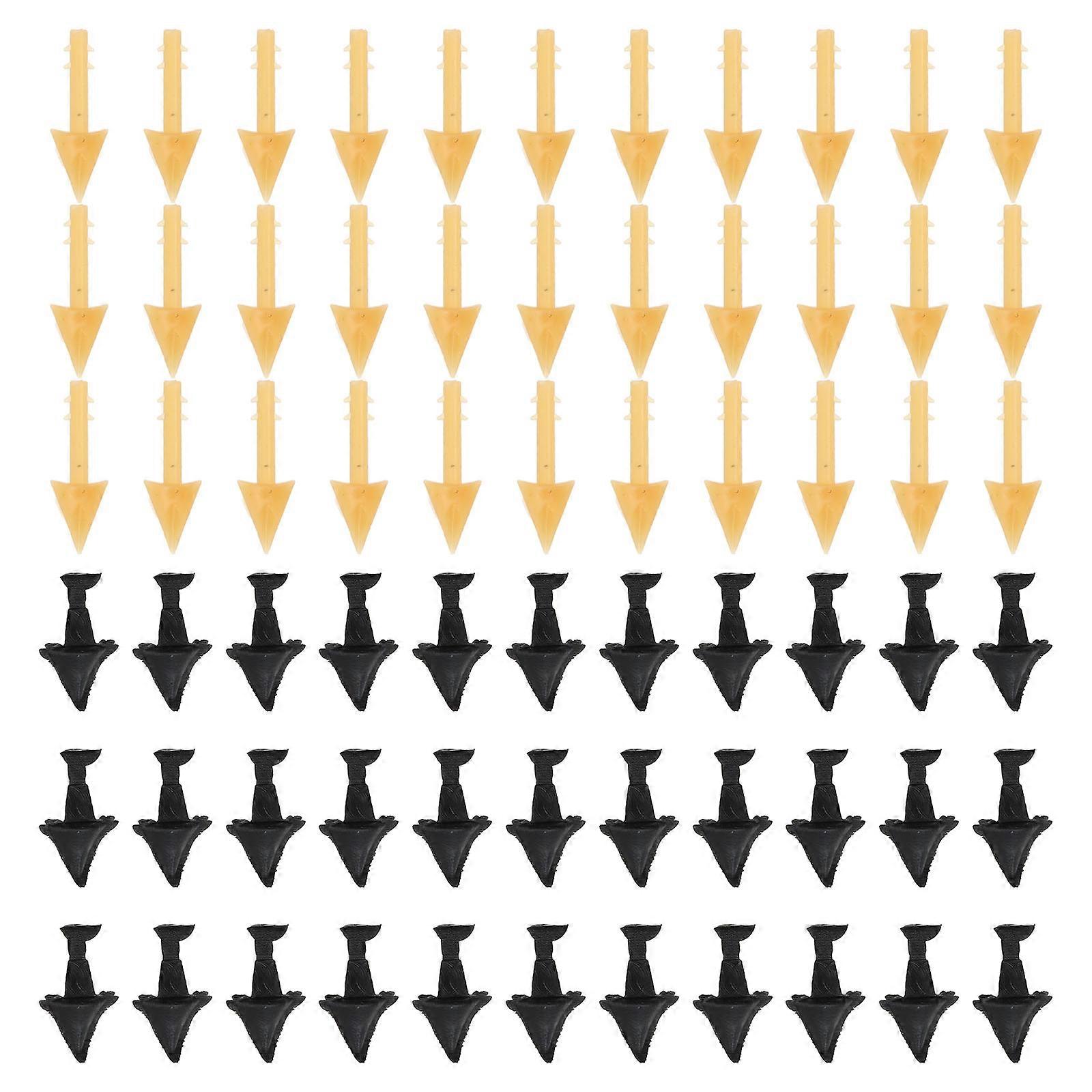 200Pcs 플라스틱 가짜 병아리 입 부리 DIY 병아리 닭 새 액세서리 만들기