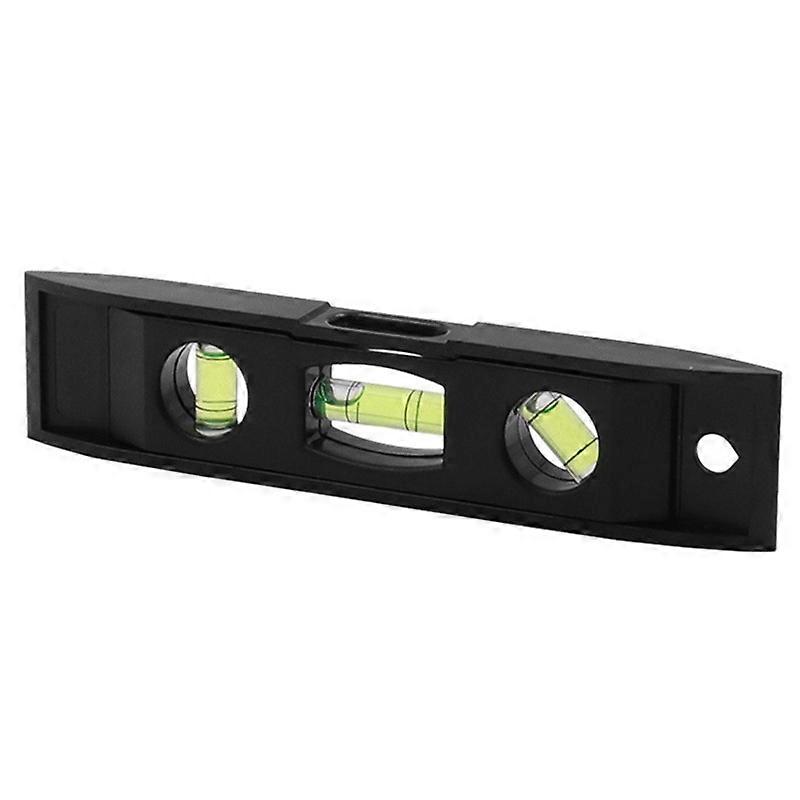 3 Pieces Black Magnetic Bubble Level