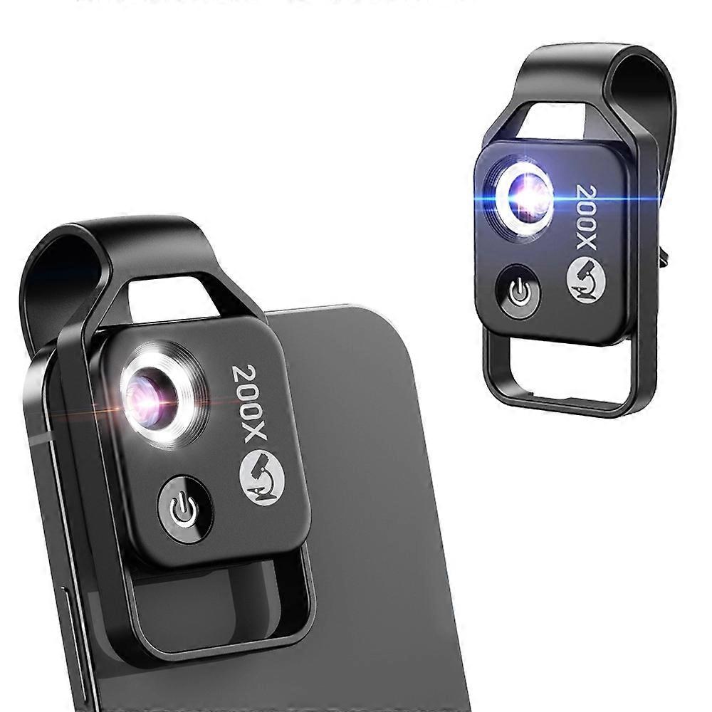 APL-MS002BK 200X HD Universal Mobile Phone Microscope