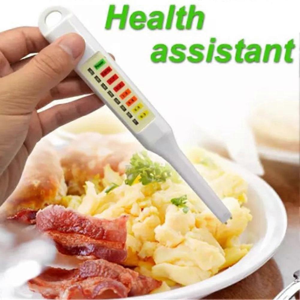 Salinity Tester Food Salt LED Detector ABS Easy Operate Portable Concentration Meter Analysis White Electronic Battery Powered