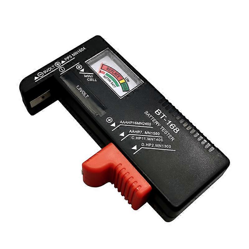 BT-168 AA/AAA/C/D/9V/1.5V Universal Button Cell Battery Tester Colour Coded Meter Indicate Volt Checker
