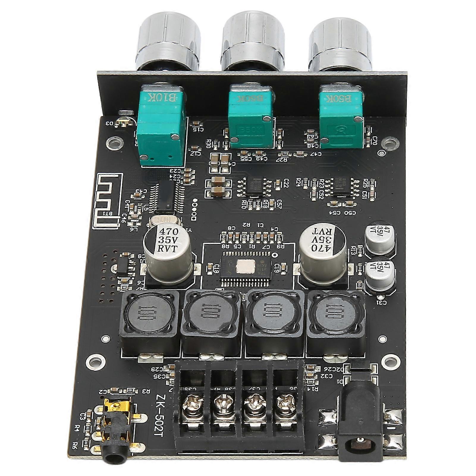 Bluetooth Amplifier Module 2 Channel High Power Digital AUX Sound Amp Receiver Board for Bass Treble Control 