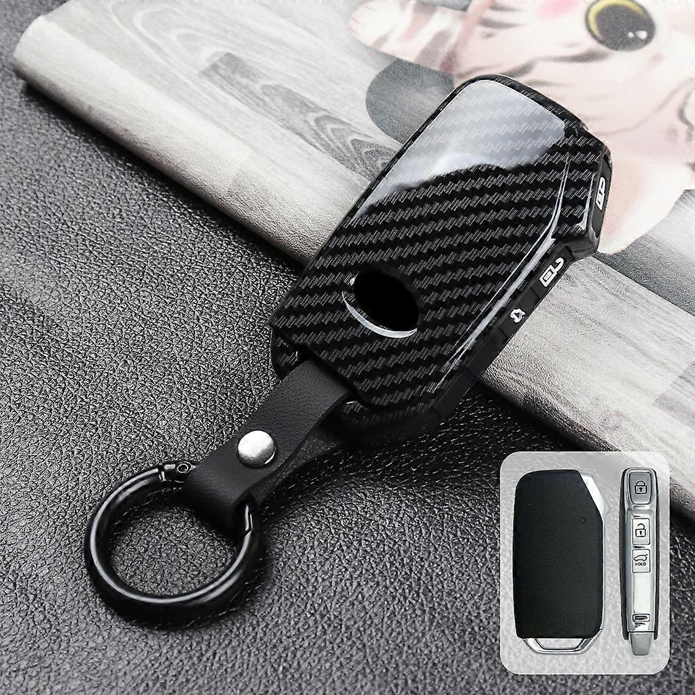 Custodia Cover Chiave Auto Per Kia Ceed CD Sportage 4 GT Niro Proceed Soul Rio 3 Telluride Optima K5 Sorento Seltos Forte 2019 2020 2021 3 pulsanti...