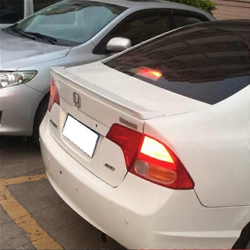 For Honda Civic Spoiler 2006 2007 2008 2009 2010 2011 Car Tail Wing Decoration ABS Plastic Unpainted Primer Rear Trunk SpoilerMotorcycle Neck Braces