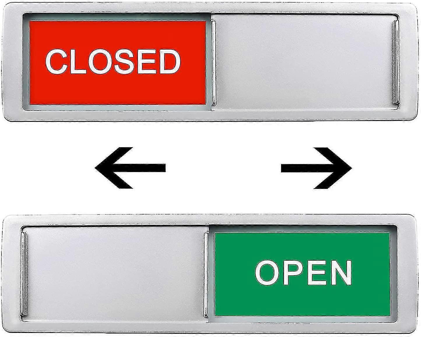 Open Closed Sign, Open Signs Privacy Slide Door Sign Indicator