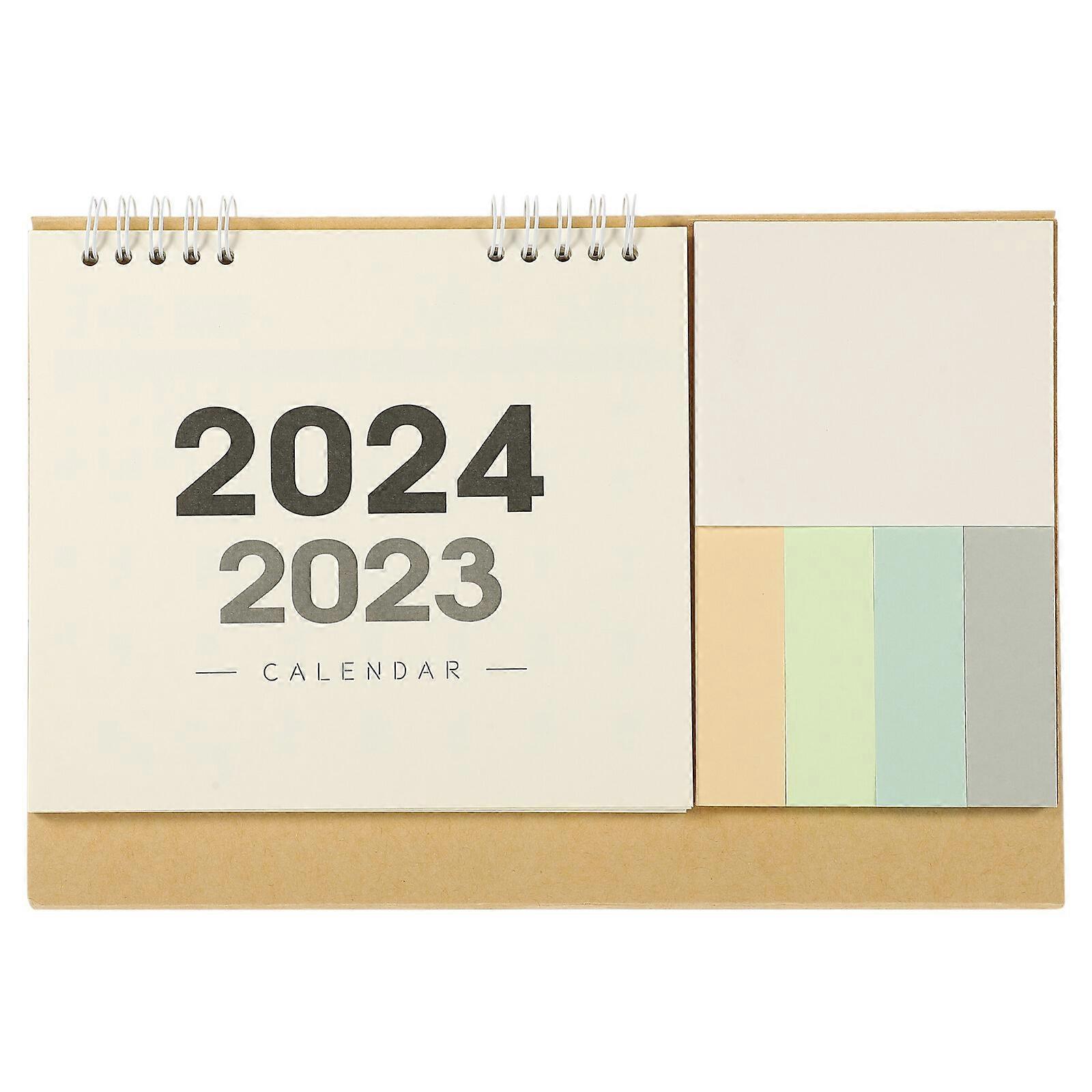 Desk Calendar 2024 Table Calendar Monthly Calendar Small Desk Calendar Simple Style Calendar