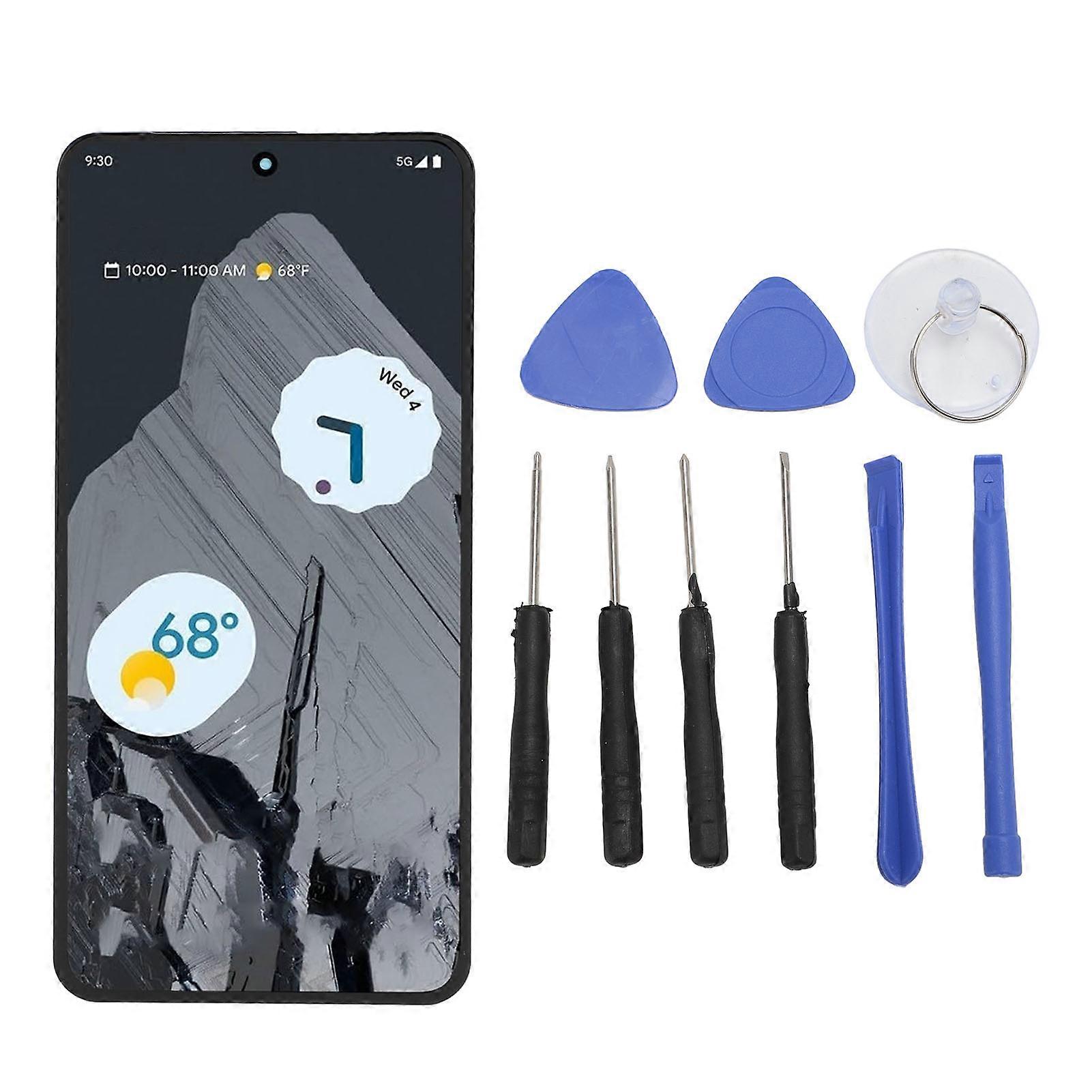 Pixel 8 Pro 6.7" AMOLED Touch Screen Replacement with Fingerprint Recognition & Tools