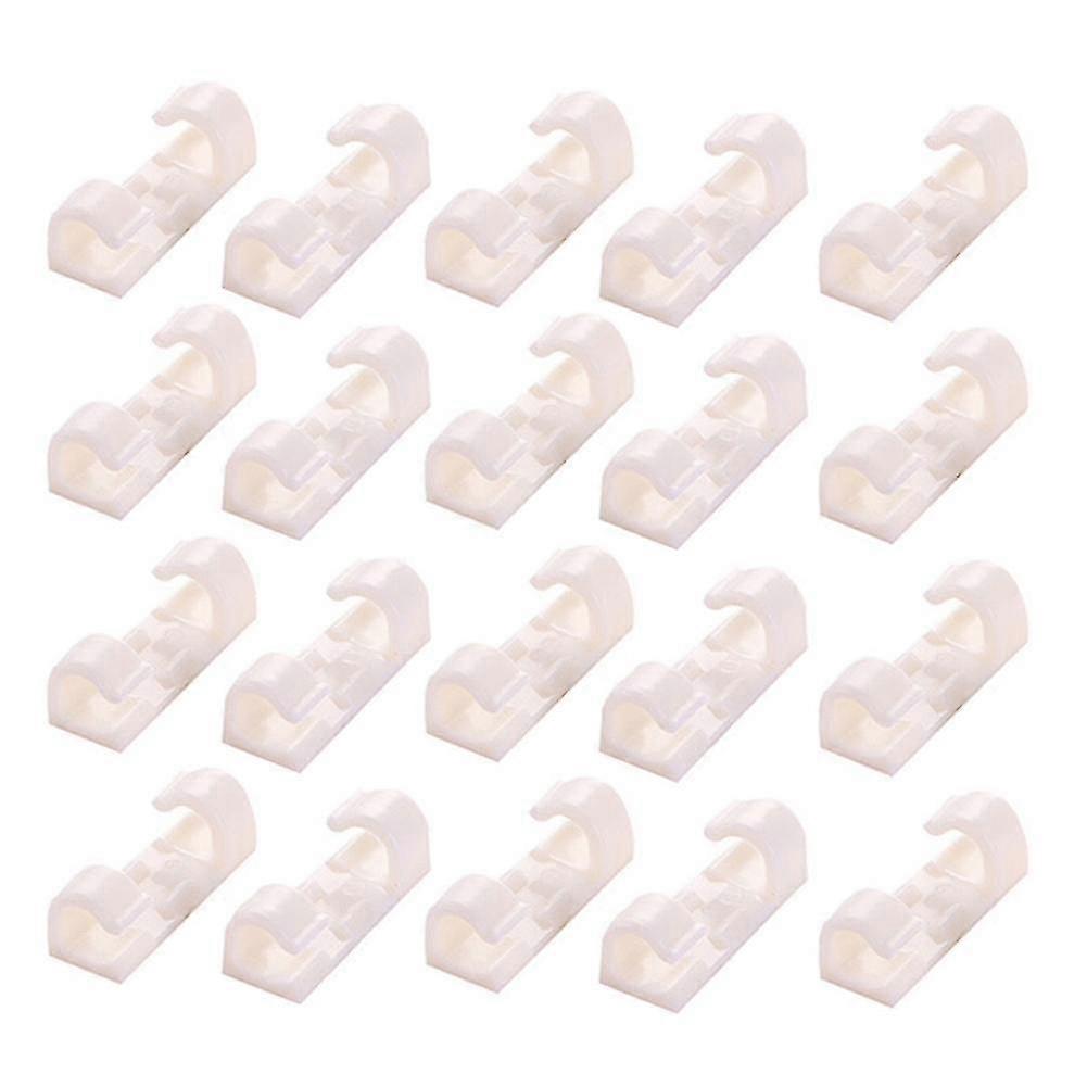 20pcs Wire Storage Clips Sikring Tool Kabel Clamp Kabel Hus Data Line Efterbehandling