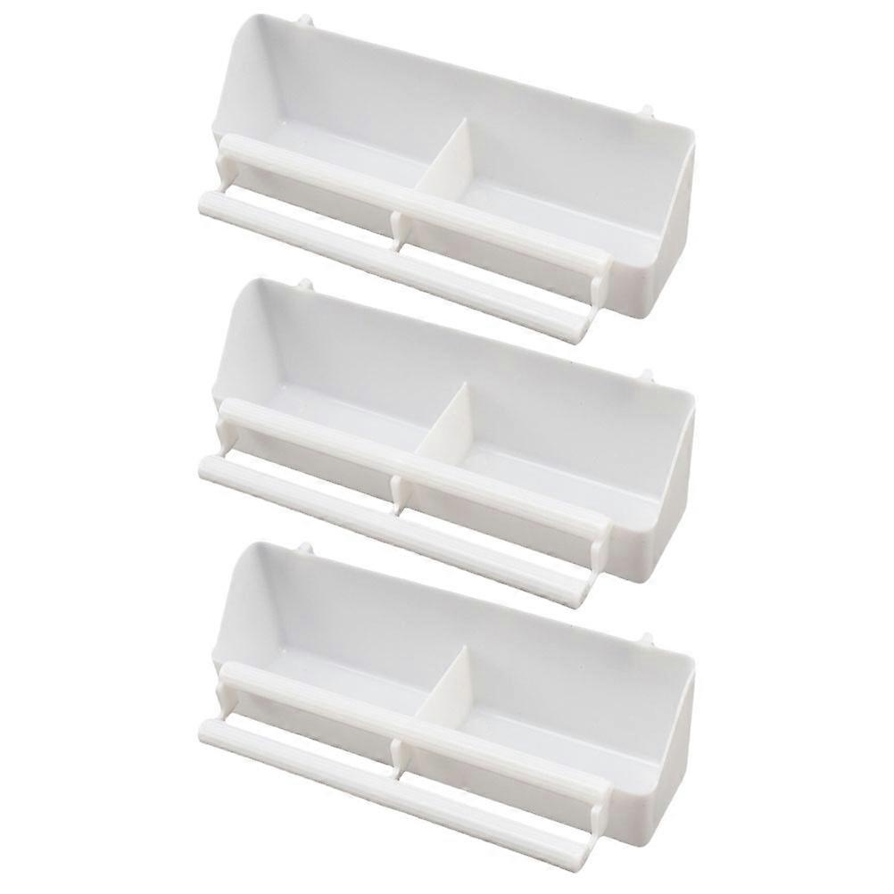 3Pcs Vogelfutter Vogelfutter Futternapf Vogelkäfig Futterbox Vogelkäfig Futter Vogelkäfig Versorgung