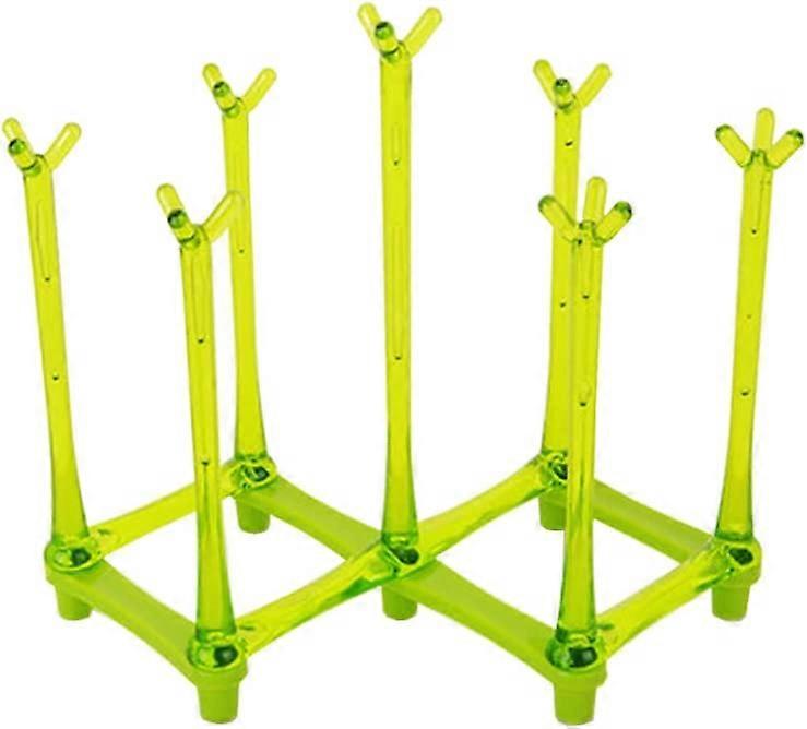 Space Saving Expandable Drying Rack Portable Bottle (Green)