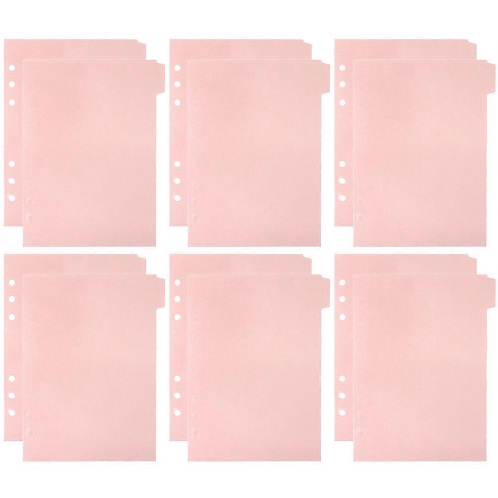 12Pcs Professional Binder Dividers Convenient Notebook Dividers Daily Use Tab Dividers