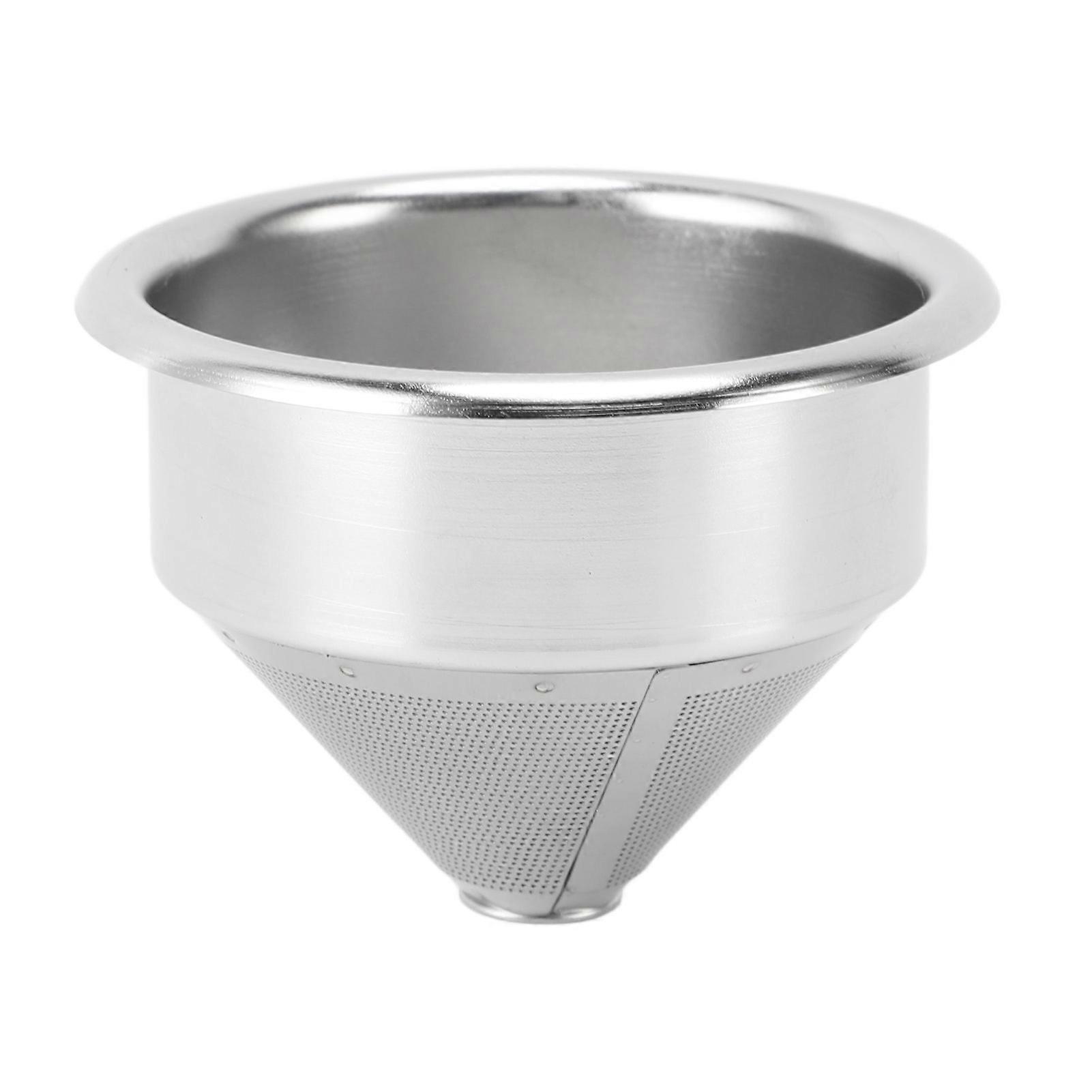 Panier porte-filtre conique en acier inoxydable à mailles fines de 58 mm pour porte-filtre sans fond