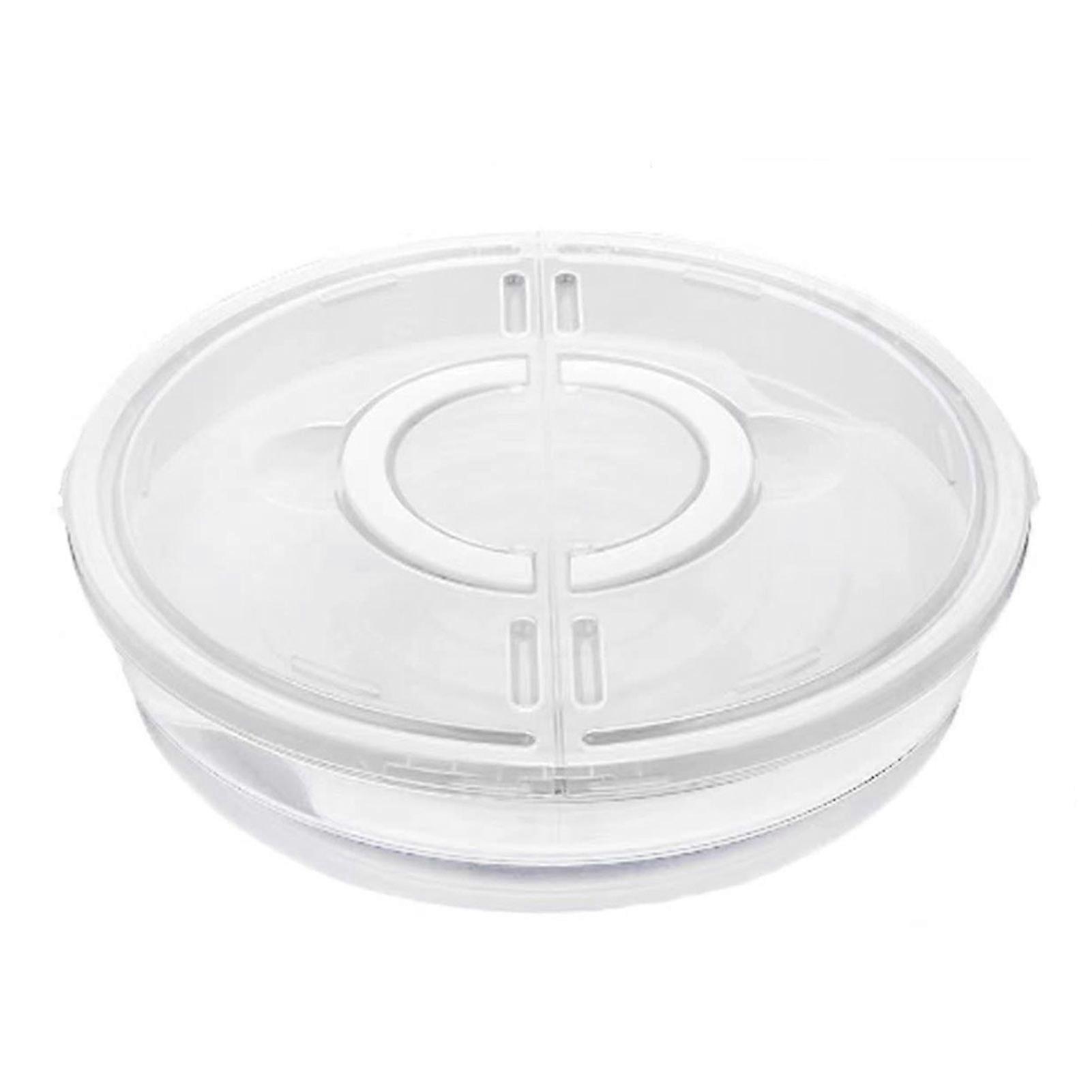 Food Storage Box Versatile Transparent Food Container with Lid And Handle for Pizza Dumplings Cakes Pastry Jikaixiang