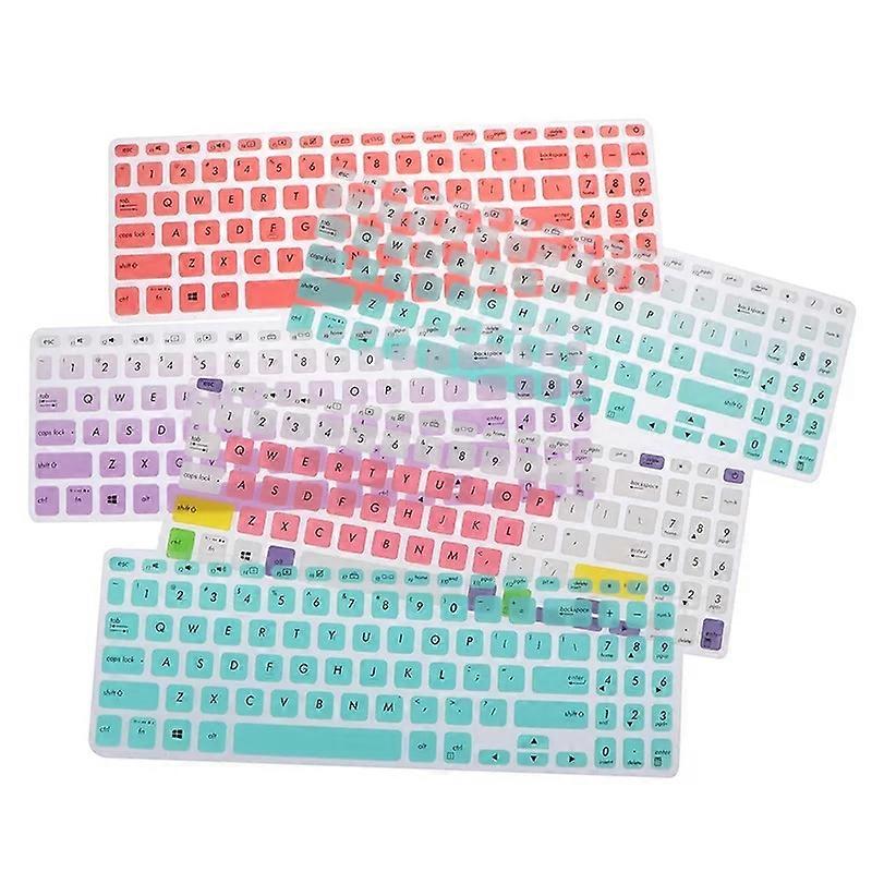 4pcs 15,6 polegadas Notebook Laptop Keyboard Cover Protector Skin Para Asus S15 S5300U