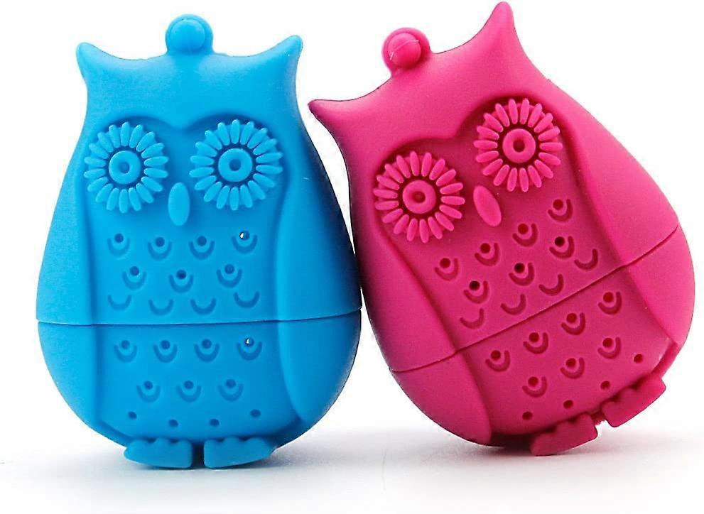 2-Pack Loose Tea Infuser - Reusable Silicone Loose Leaf Tea Bag Strainer For Herbal Tea