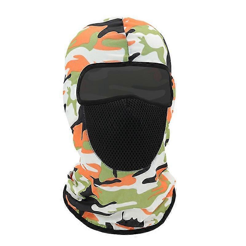 Letnia kominiarka Maska na twarz Oddychająca maska chroniąca przed kurzem słonecznym Długa osłona szyi do aktywności na świeżym powietrzu