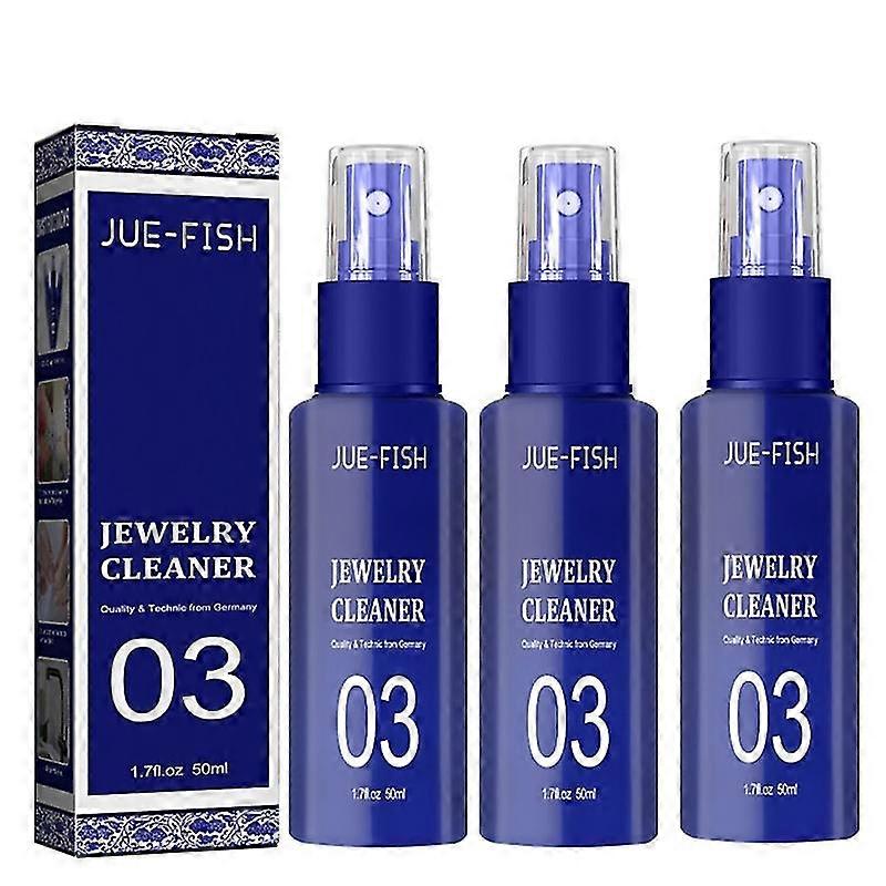 3x تنظيف المجوهرات صيانة المجوهرات السائلة منظف العناية بالتلوث رذاذ تنظيف المجوهرات السريع