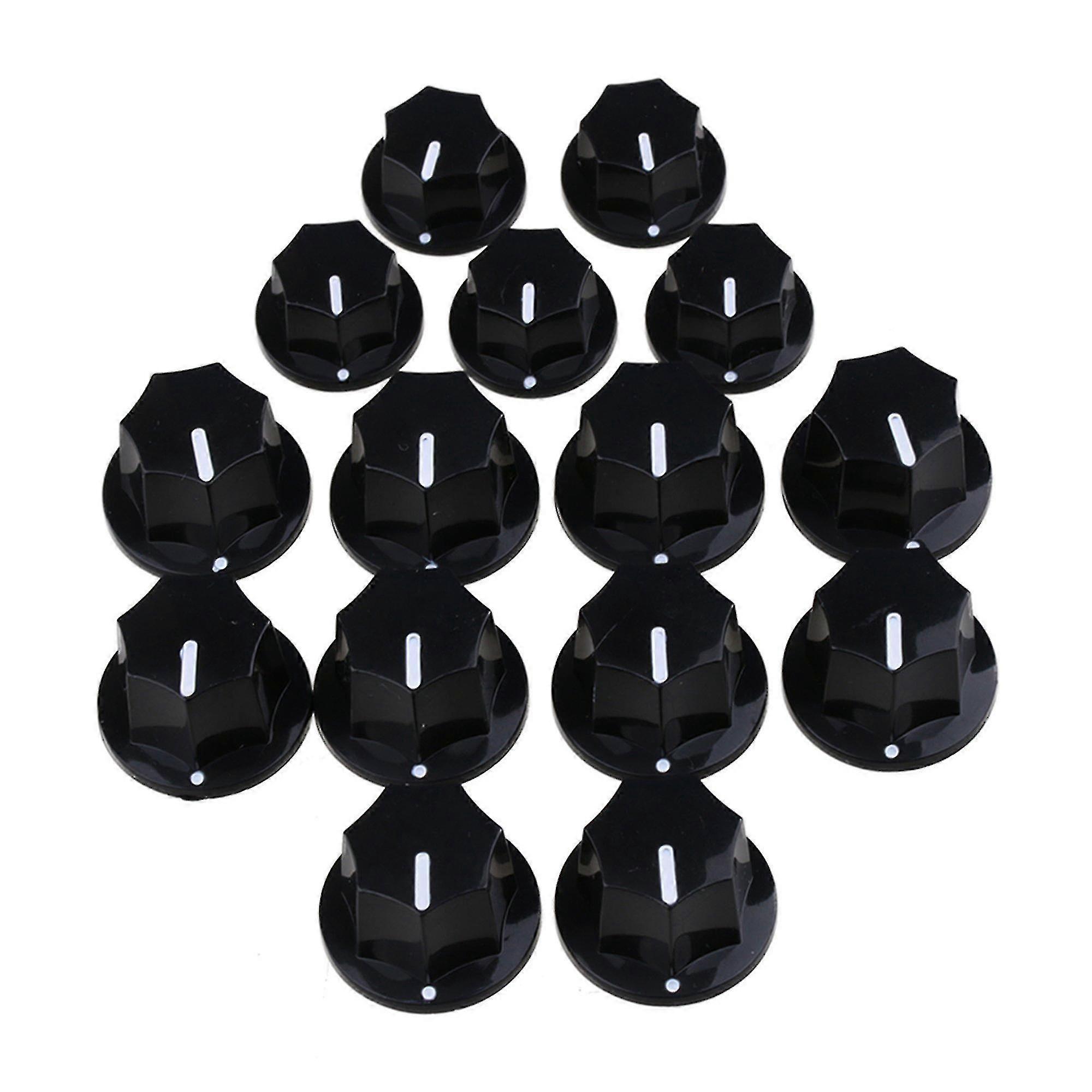 15pcs Vinta perilla de guitarra para 6mm Split Shaft Pot