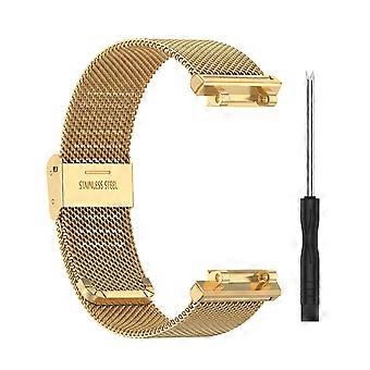 Sportband Armband för AmazfitT Rex 2 för Smart Watch Rostfritt Stål Mesh St