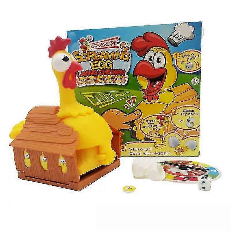 Squawk Chicken Game Lucky Laying Hens Funny Props Toy