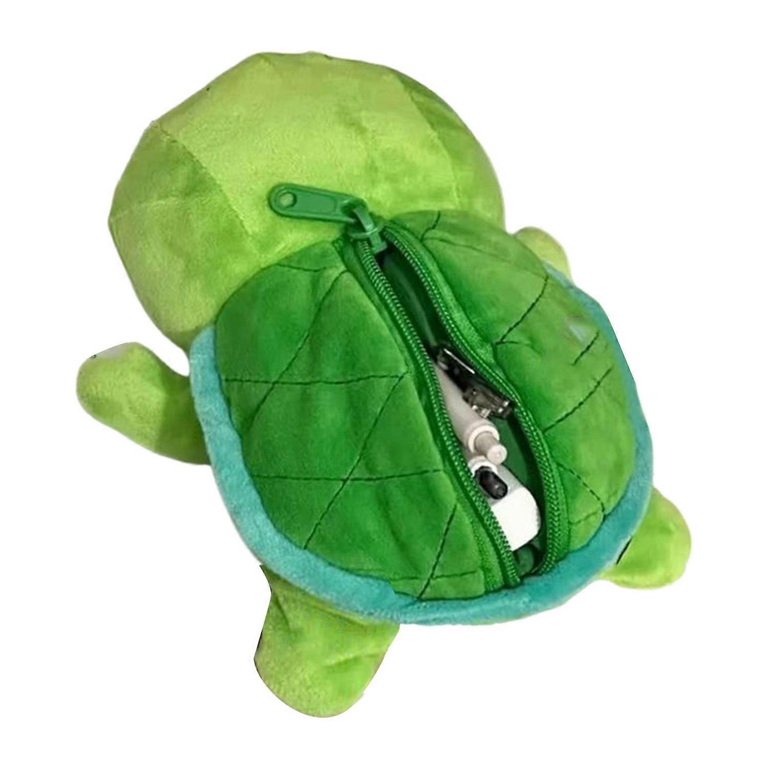 Shark Shape Pencil Case Zipper Closure Large Capacity Stationery Storage Bag Thickened Velvet