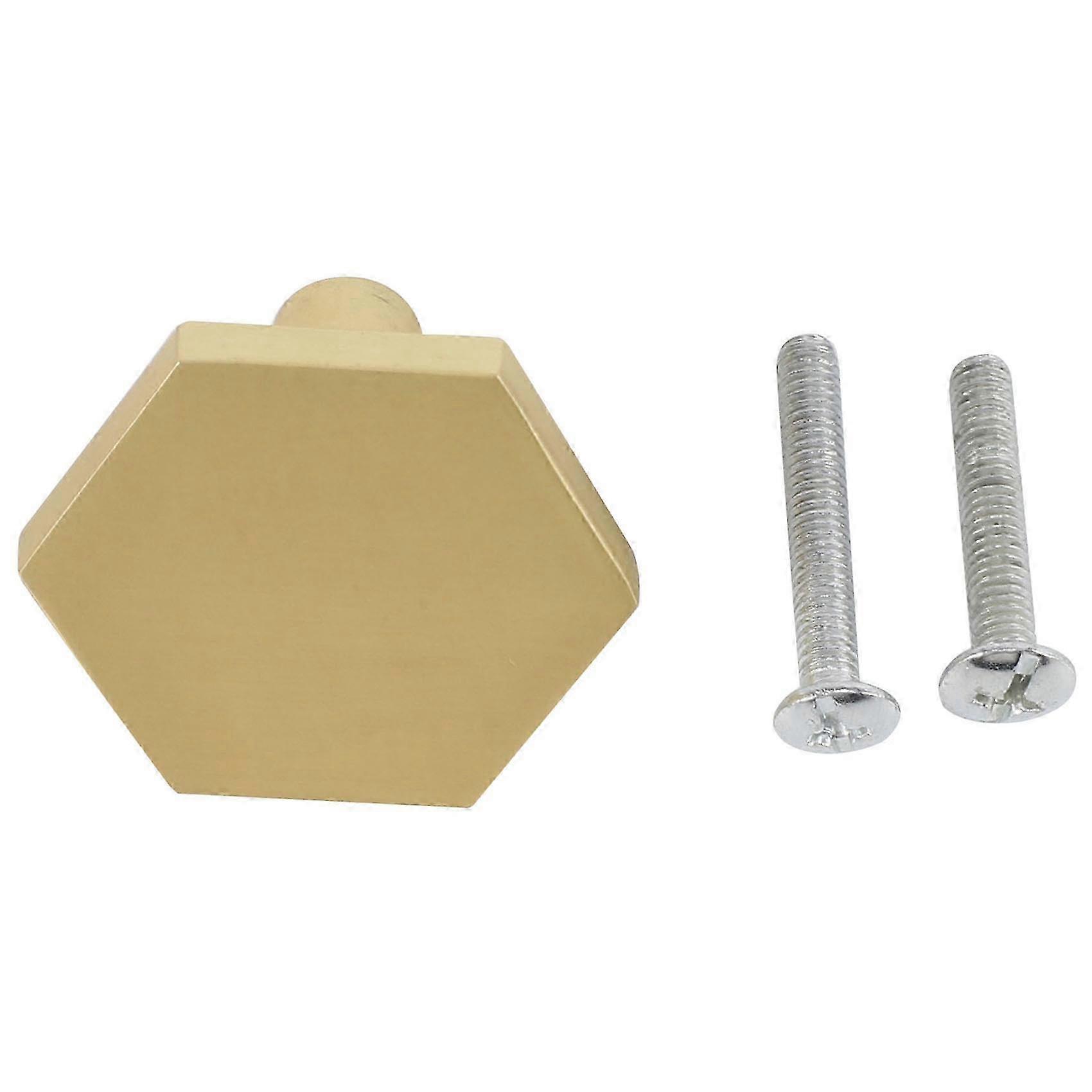 12-pack Hexagon Cabinet Knobs, Knobs For Dresser Drawers, Suitable For Kitchen Cabinets, Furniture