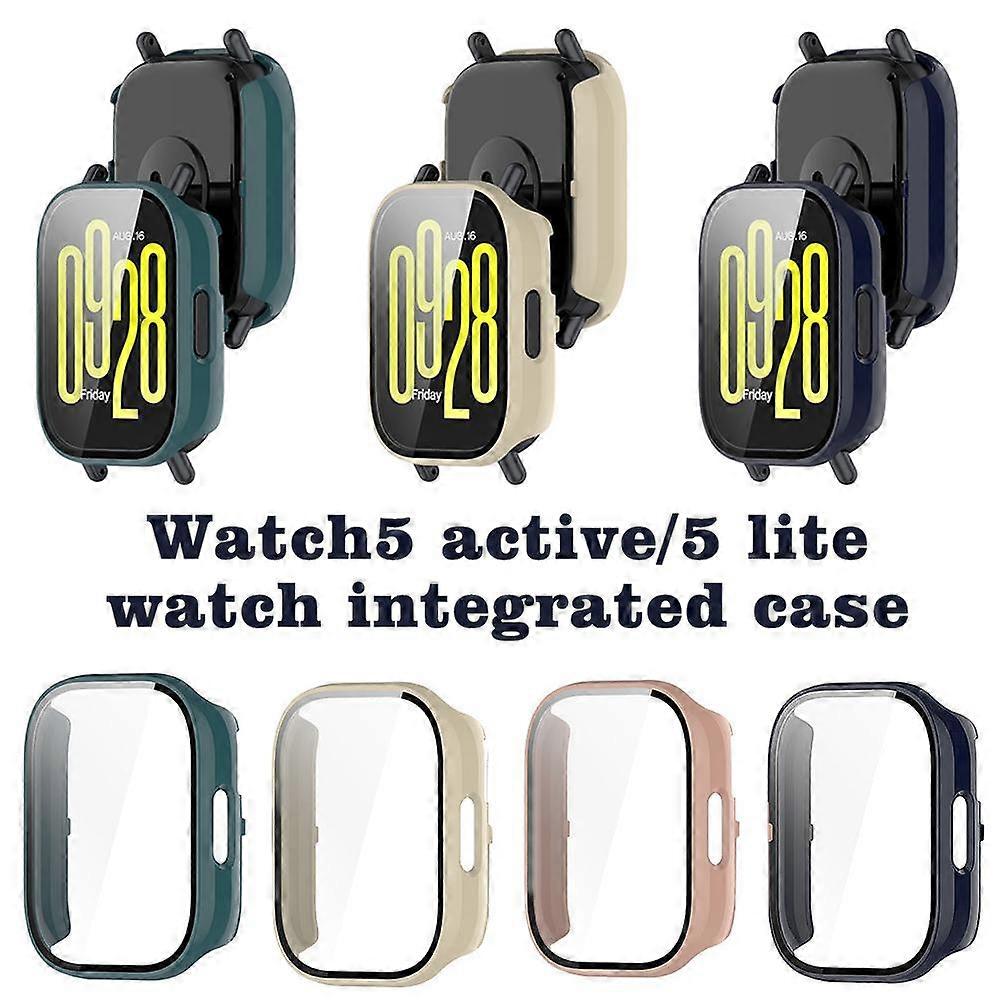 Full Coverage TPU Case for Redmi Watch 5 Active/5 Lite PC Glass Film Cove
