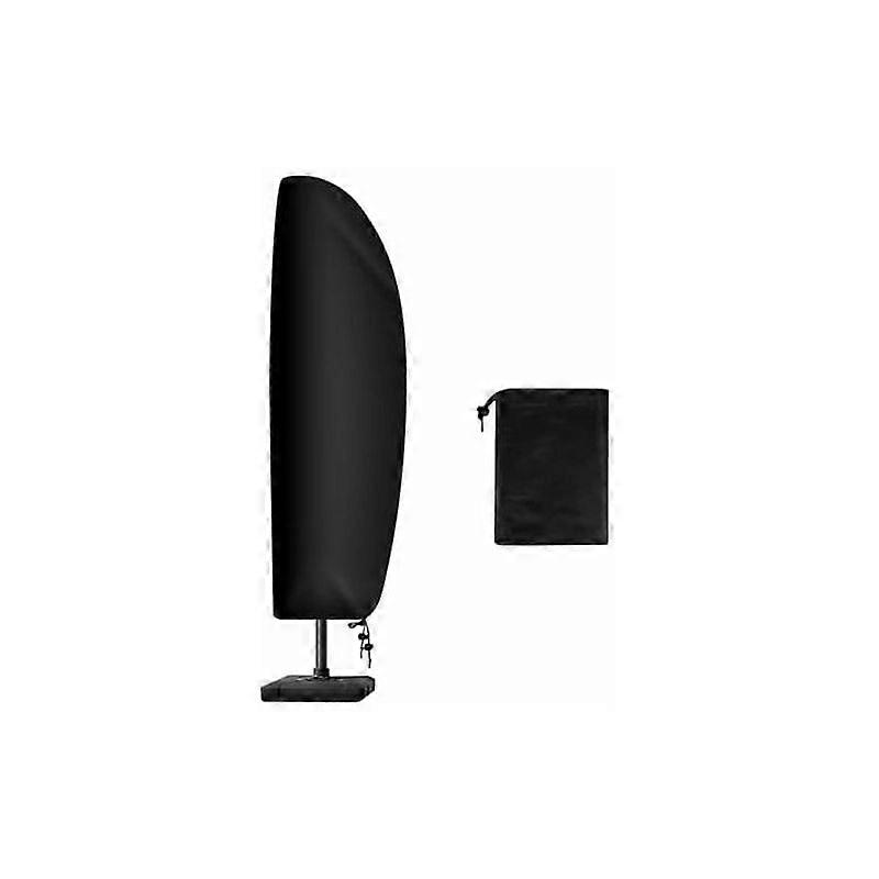 Housse Parasol Deporte en Tissu Oxford 420D, housse de protection pour parasol Les UV, Le Vent Outdoor pour Parasol dport 280 x 30/81/46 cm(Noir)