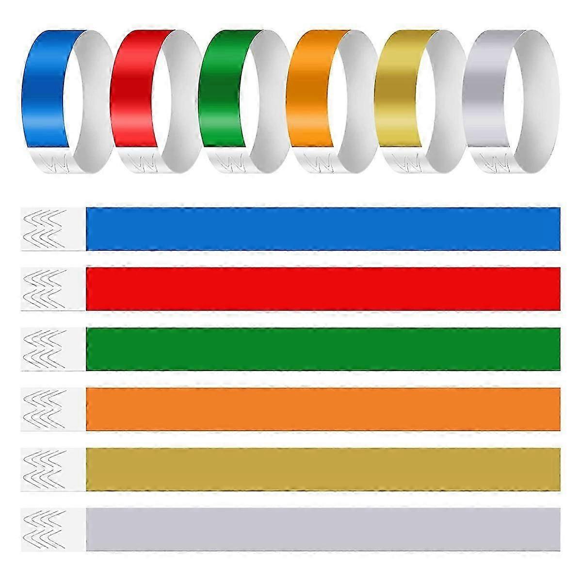 600 PCS Colored suitable for Events, Synthetic Paper Waterproof Lightweight Activity Identification
