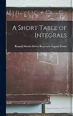 A Short Table of Integrals