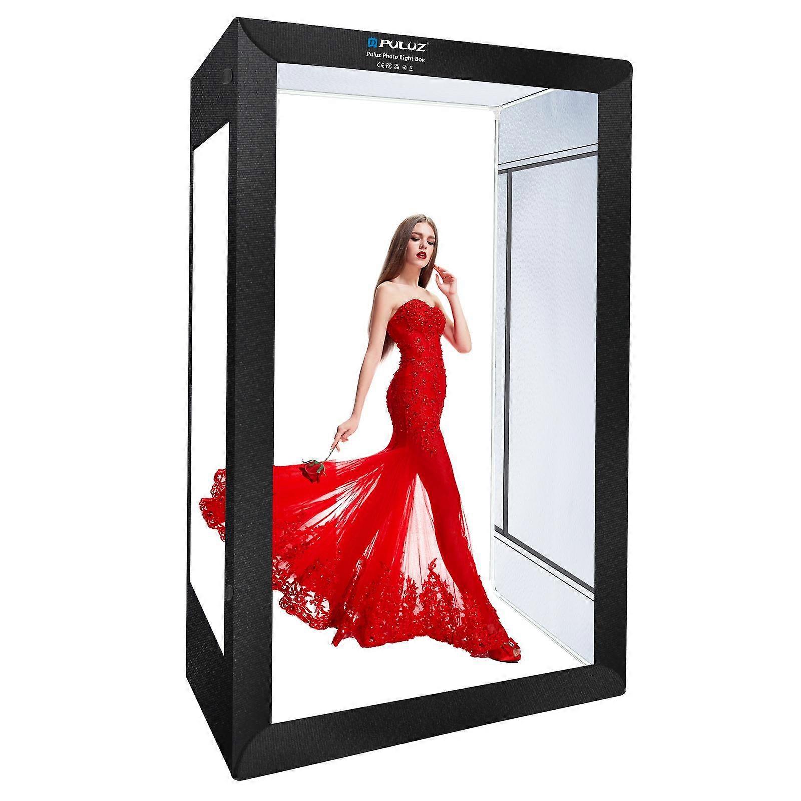 PULUZ 2m 240W 5500K Fotoljus Studio Box Kit för Kläder / Vuxen Modell Porträtt