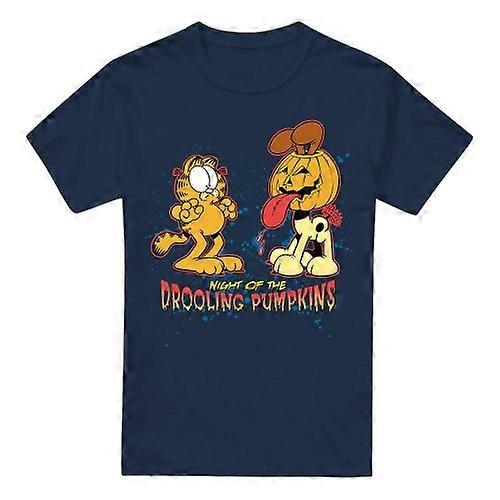 Garfield Mens Drooling Pumpkins T-Shirt