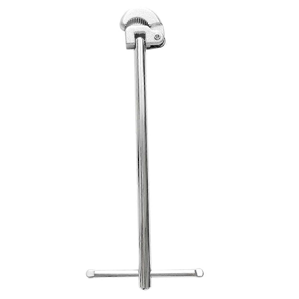 Basin Wrench 3/8 to 1-1/4inch Jaw Capacity Tap Nut Spanner Basin Spanner Sink Faucet Wrench for Tight Spaces Silver