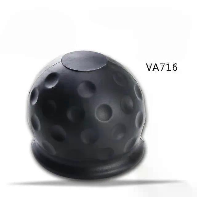 Universal 50MM Trailer Accessories Black Silver Car Tow Bar Ball Cover Cap Hitch Caravan Traile Towing Hitch Towball Car Styling MAXP