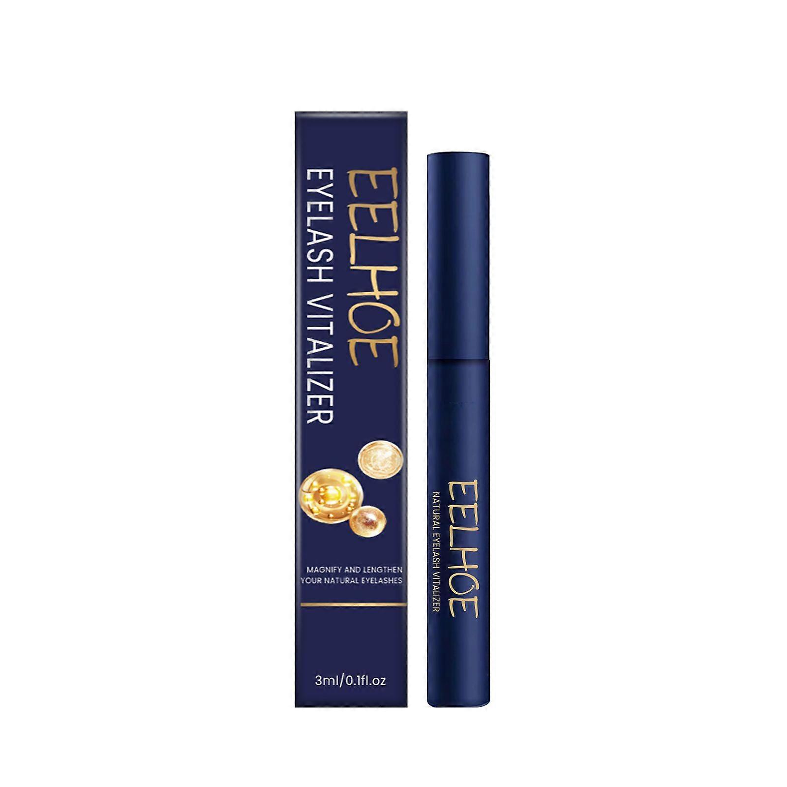 Natural Mascara for Thickening & Curling - Biotin & Ginseng Extract, Non-Smudging, 3ml