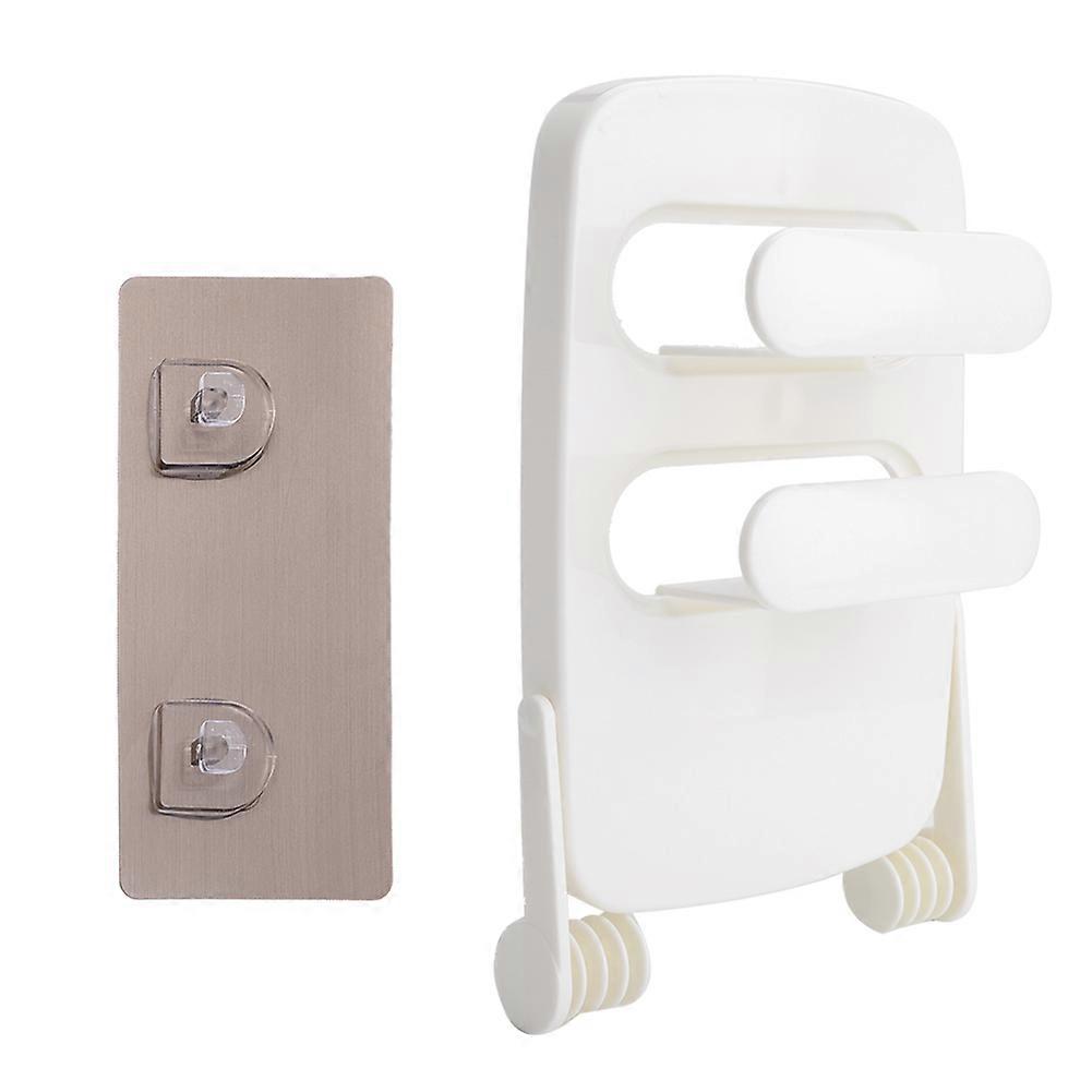 Plastic Food Wrap Rack - Multi-Functional Kitchen Storage Organizer for Foil and Paper Rolls, Adjustable Size, Durable Material