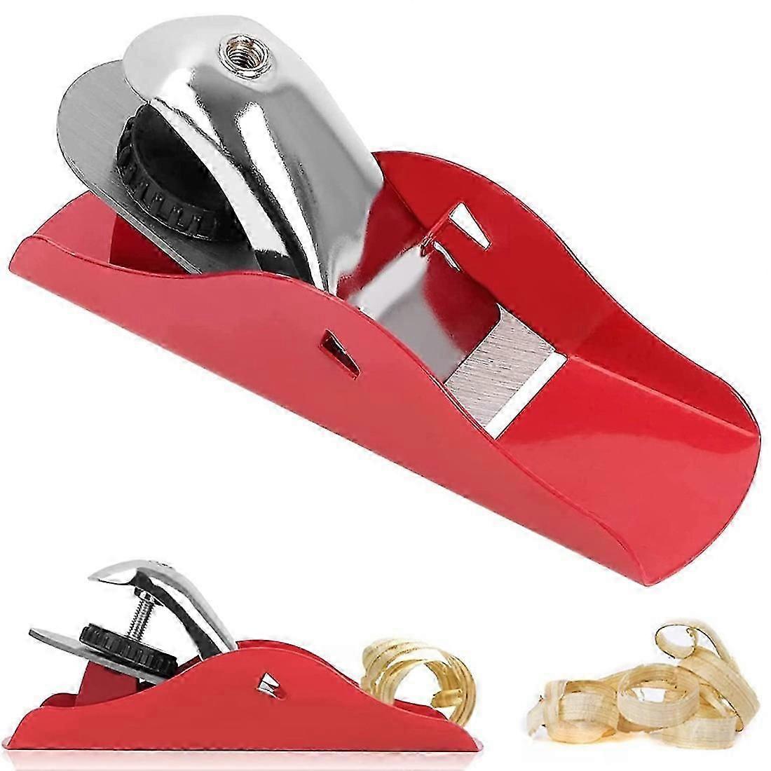 Smoothing Plane, Adjustable Small Trimming Planer Manual Wood Planer Wood Plane Tool for Wood Carving Processing,1pc (D-)