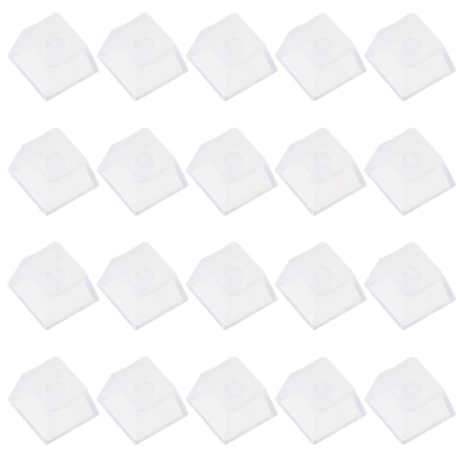 10/20Keys R4 Transparent Keycaps for Game Mechanical Keyboard Switches Blank Keycap Gift for Game Lovers