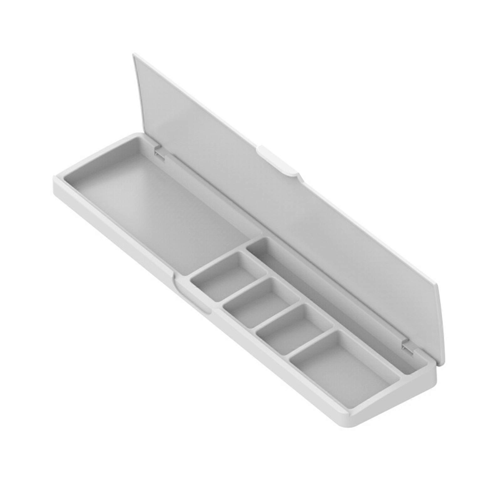 Keyboard Wrist Rest Pad Ergonomic Soft Memory Foam Support Pad Desktop Storage Box Pains Relief White