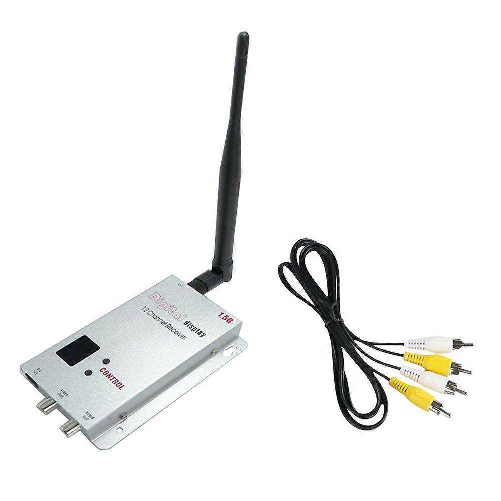1.5G 1.5W FPV VRX 1500mW 12CH Audio Video Receiver
