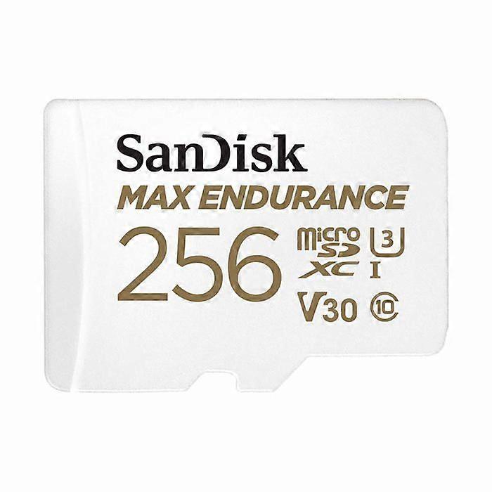 Carte mémoire - Sandisk - Max Endurance - 256 GB - Micro SDHC - Classe 10 - Noir