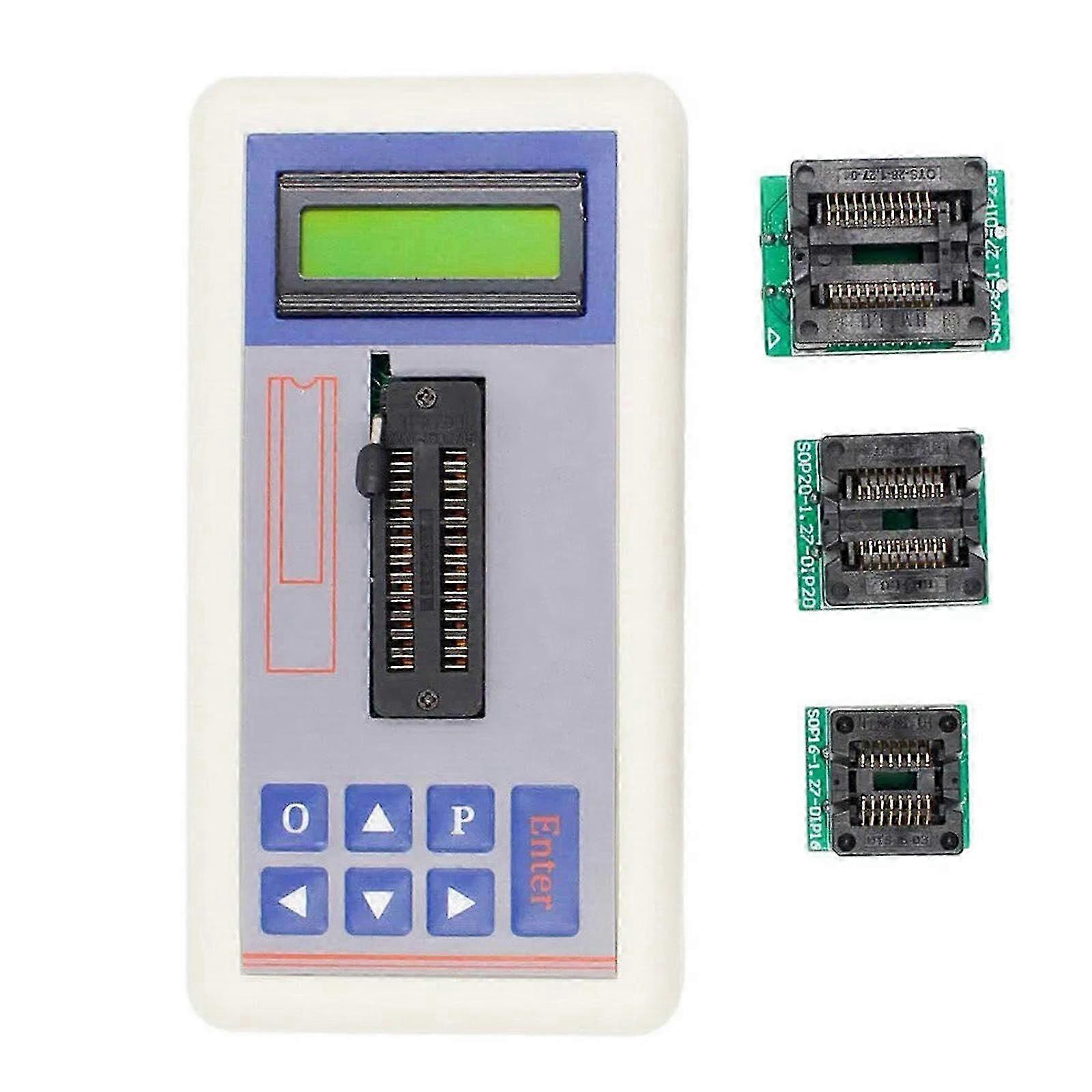 Versatile IC Chip Tester with Auto-Identify - Tests Transistors, Optocouplers & More