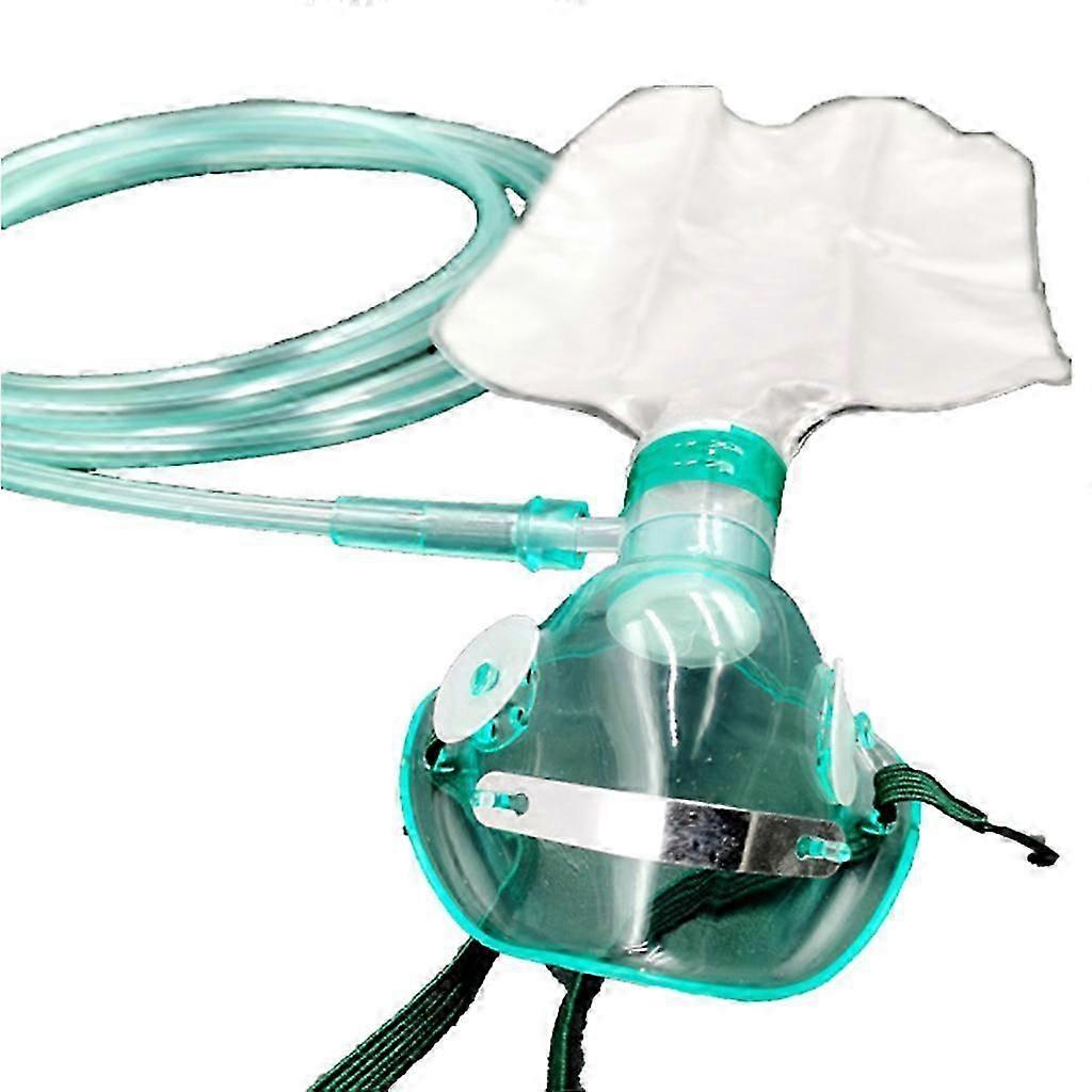 Non-rebreathing Oxygen Mask with High-Flow Soft Oxygen Cannula Reservoir Bag